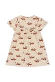 Дитяча бавовняна сукня Konges Sl?jd колір бежевий mini розкльошена (3264157)