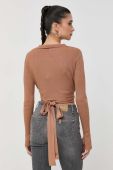 Джемпер Guess жіночий колір коричневий легкий (3020228)