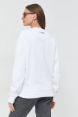 Кофта Karl Lagerfeld жіноча колір білий з аплікацією (2894025)
