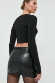 Джемпер Patrizia Pepe жіночий колір чорний легкий (2867886)