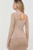 Лонгслів Patrizia Pepe жіноча колір бежевий