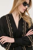 Блузка Twinset жіноча колір чорний візерунок (3248275)