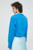 Светр з домішкою кашеміру Rotate колір блакитний
