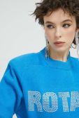 Светр з домішкою кашеміру Rotate колір блакитний