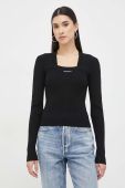 Светр з домішкою шовку Miss Sixty колір чорний
