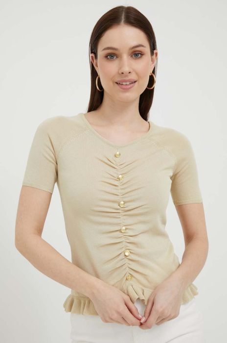 Светр Artigli колір бежевий