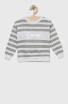 Дитячий светр Guess колір срібний легкий