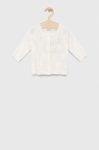 Кардиган для немовлят United Colors of Benetton колір білий легкий