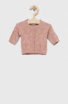 Кардиган для немовлят United Colors of Benetton колір рожевий легкий (2985534)