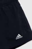 Дитячі шорти adidas U PL колір синій регульована талія