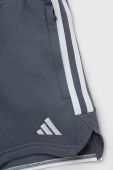 Дитячі шорти adidas Performance TIRO23L колір сірий регульована талія
