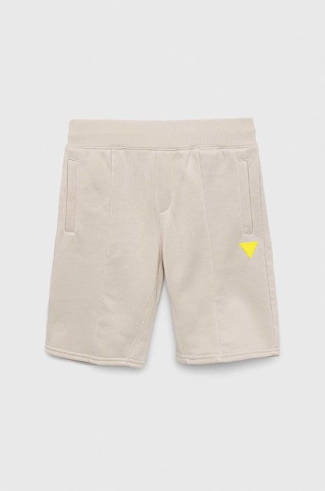 Дитячі шорти Guess колір бежевий регульована талія