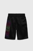 Дитячі шорти Guess колір чорний регульована талія (2933910)