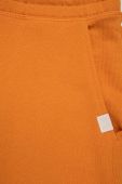 Дитячі бавовняні шорти United Colors of Benetton колір помаранчевий регульована талія