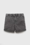 Дитячі джинсові шорти United Colors of Benetton колір сірий