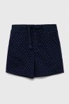 Дитячі шорти United Colors of Benetton колір синій регульована талія