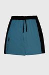 Дитячі шорти Sisley регульована талія колір блакитний