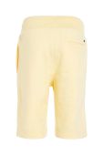 Дитячі бавовняні шорти Tommy Hilfiger колір жовтий регульована талія