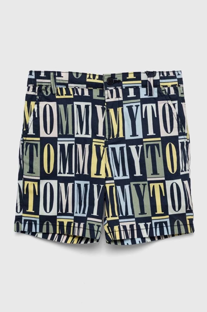 Дитячі шорти Tommy Hilfiger колір синій регульована талія (3141037)