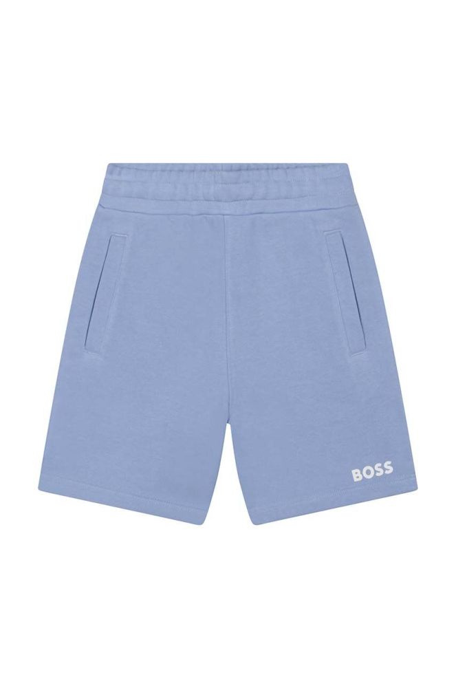 Дитячі шорти BOSS колір блакитний (3095614)