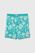 Дитячі шорти для плавання Vans THE DAILY ALWAYS ALOHA WATERFALL колір бірюзовий візерунок