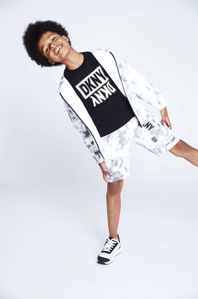 Дитячі шорти Dkny колір білий