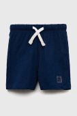 Бавовняні дитячі шорти zippy 2-pack колір синій регульована талія