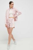 Шорти Guess жіночі колір рожевий візерунок висока посадка (3020364)