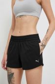 Шорти для тренувань Puma Performance колір чорний однотонні середня посадка
