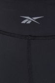 Шорти для тренувань Reebok Lux колір чорний однотонні висока посадка (3016840)