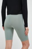 Шорти для тренувань Reebok Lux колір зелений однотонні висока посадка (3209319)