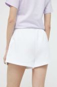 Шорти Juicy Couture жіночі колір білий з аплікацією висока посадка