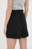 Шорти Bruuns Bazaar жіночі колір чорний однотонні висока посадка (3188819)