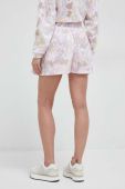 Шорти adidas жіночі колір рожевий візерунок висока посадка
