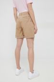 Шорти Tommy Hilfiger жіночі колір бежевий однотонні середня посадка (3006735)