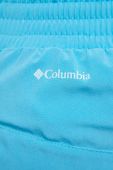 Спортивні шорти Columbia Columbia Hike жіночі однотонні висока посадка колір блакитний