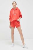 Шорти Champion жіночі колір червоний з принтом висока посадка