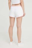 Шорти Tommy Jeans жіночі колір білий однотонні висока посадка