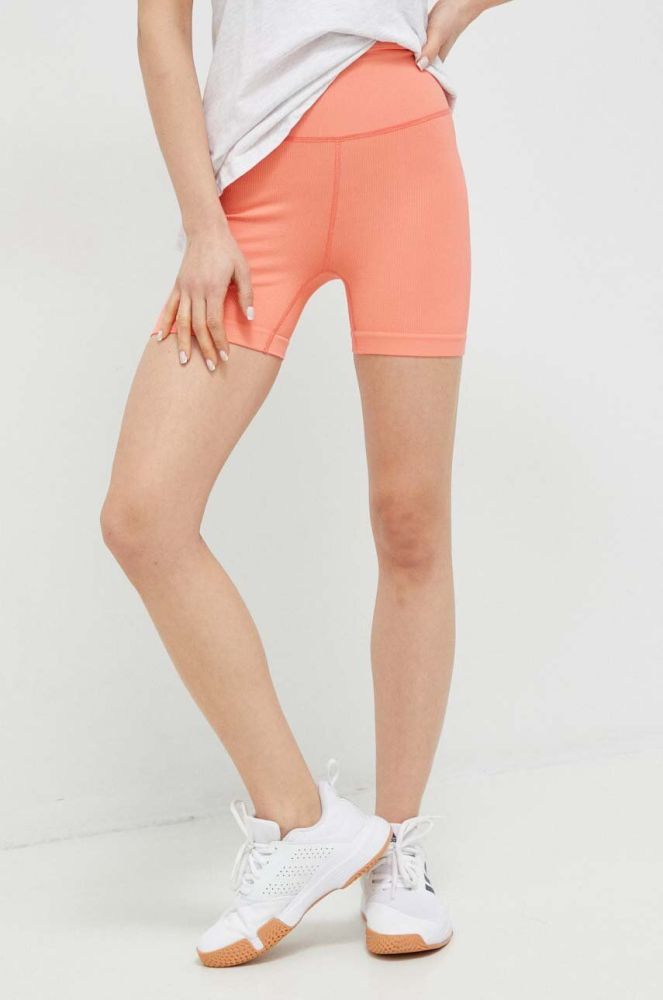 Спортивні шорти Helly Hansen Allure жіночі колір помаранчевий однотонні висока посадка