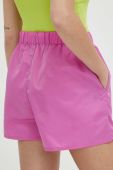 Шорти Lovechild жіночі колір рожевий однотонні висока посадка