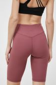 Шорти для тренувань 4F колір рожевий однотонні висока посадка (3141086)