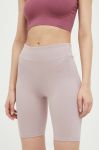 Шорти 4F жіночі колір рожевий однотонні висока посадка (3136716)