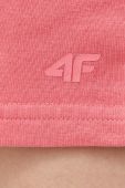Шорти 4F жіночі колір помаранчевий однотонні висока посадка