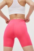 Шорти для тренувань 4F колір рожевий однотонні середня посадка