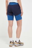 Шорти outdoor Mammut Zinal Hybrid однотонні середня посадка колір блакитний