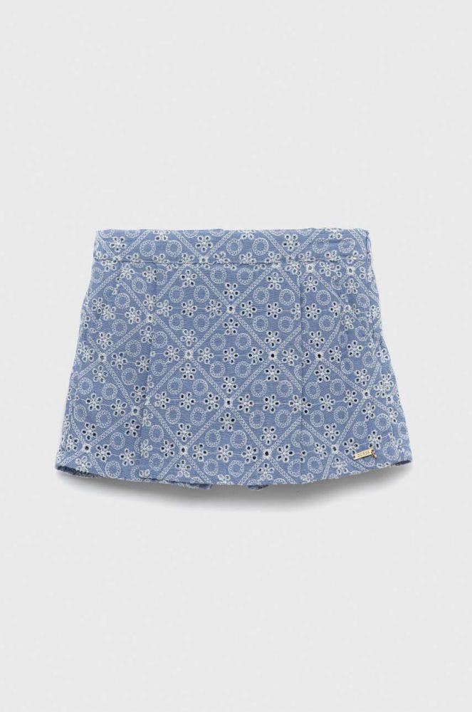 Дитячі шорти Guess з аплікацією колір блакитний (3078759)