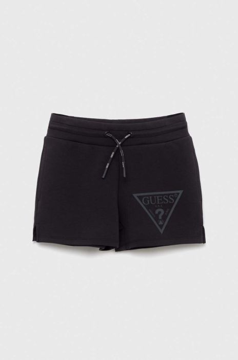 Дитячі шорти Guess колір синій з принтом