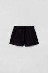 Дитячі бавовняні шорти OVS колір чорний однотонні