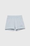 Дитячі бавовняні шорти Guess однотонні колір блакитний