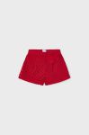 Дитячі шорти Mayoral колір червоний однотонні (2980534)